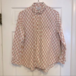 Madewell oversized flannel shirt